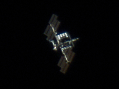Internationale Raumstation und HTV-1 am 19. September 2009